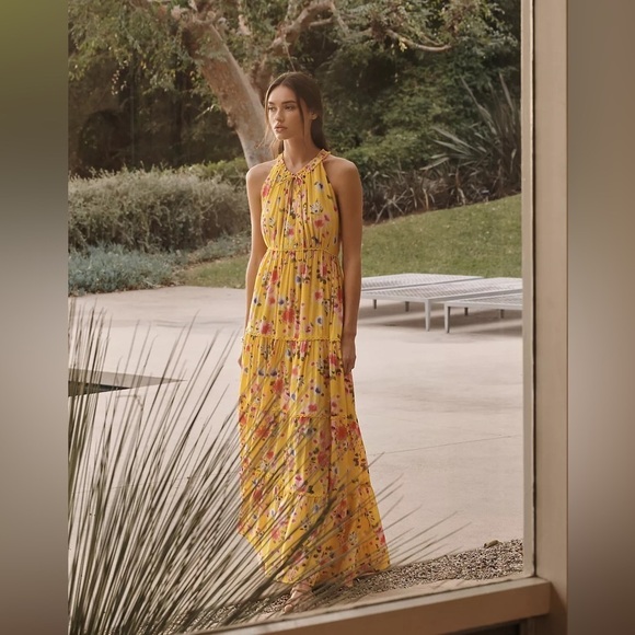 NWT PQ Swim Halter Maxi Dress - Picture 1 of 6